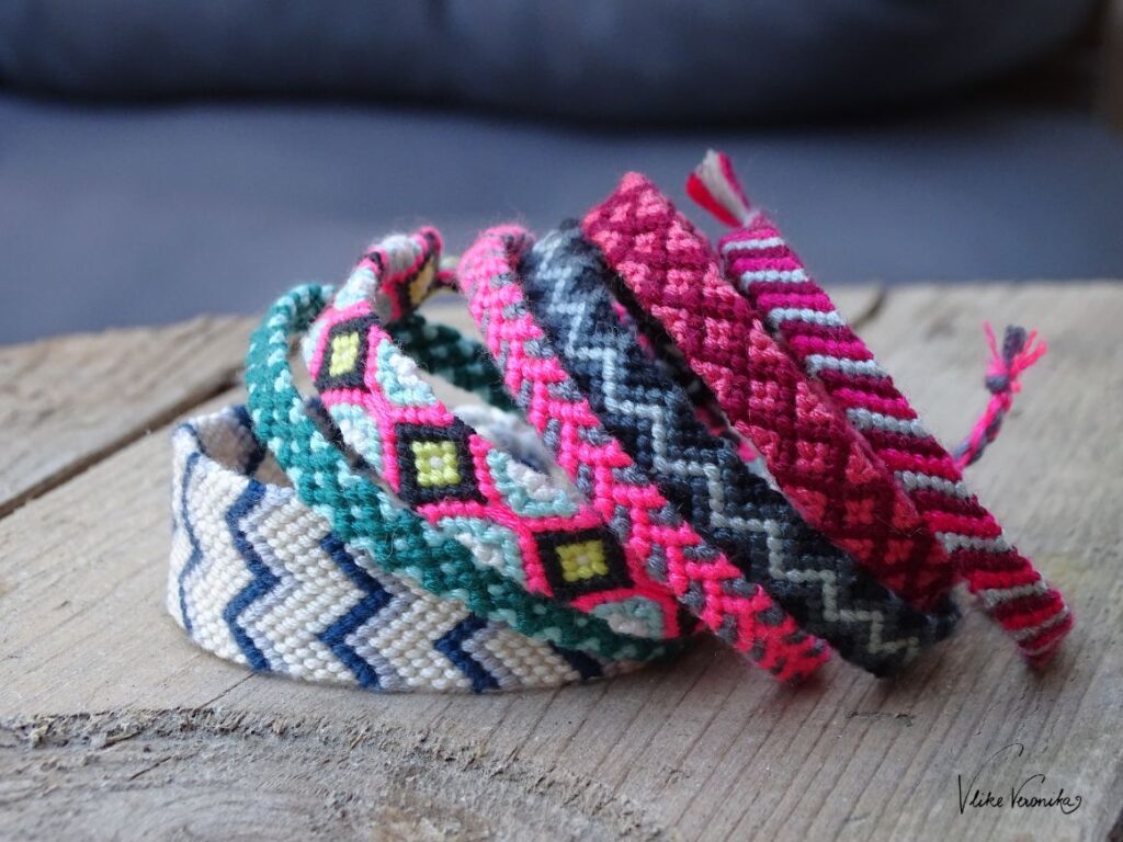 Geknüpfte Freundschaftsarmbänder vom VlikeVeronika DIY-Blog