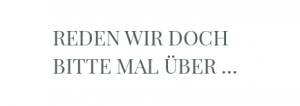 Reden wir doch bitte mal über die Notwendigkeit der Regulierung des Bloggerbusinesses und die Werbekennzeichnung.