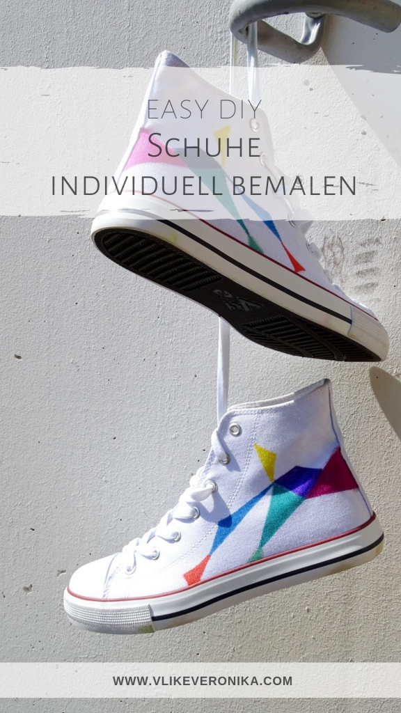 Wer Schuhe bemalen will, sollte zuerst sein Motiv planen. Tipps für bemalte Converse und Co.