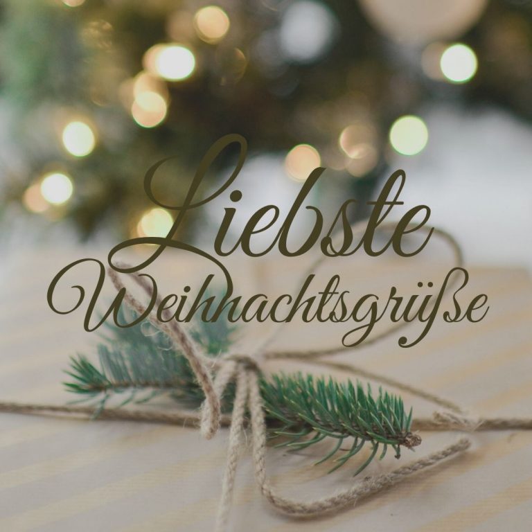 Weihnachtswünsche als Vorlage für WhatsApp und SMS