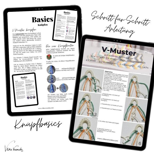 Knüpfanleitung: V-Muster – Bild 2