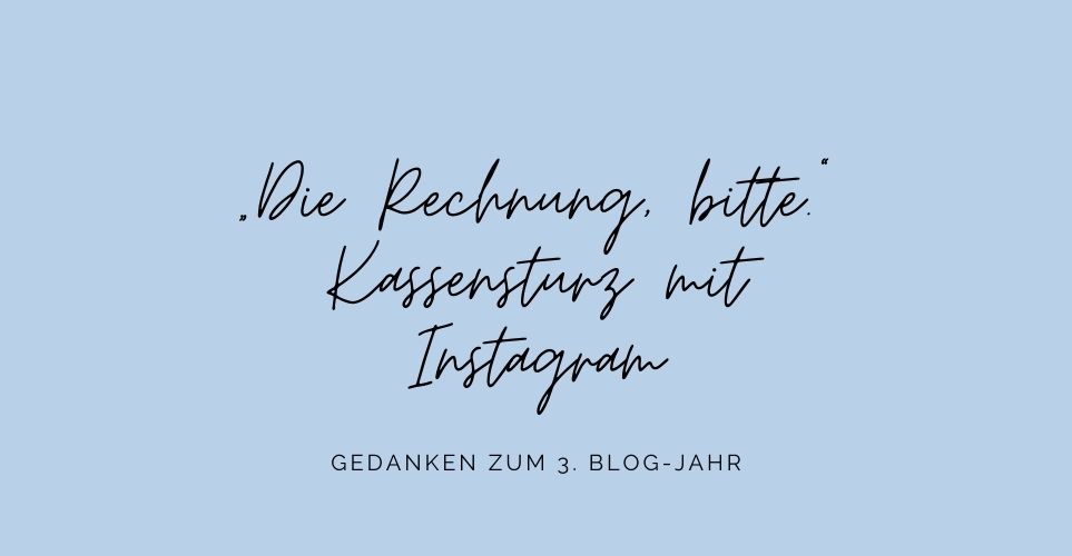 Kritik an Instagram, Alogrithmus und Influencertum.