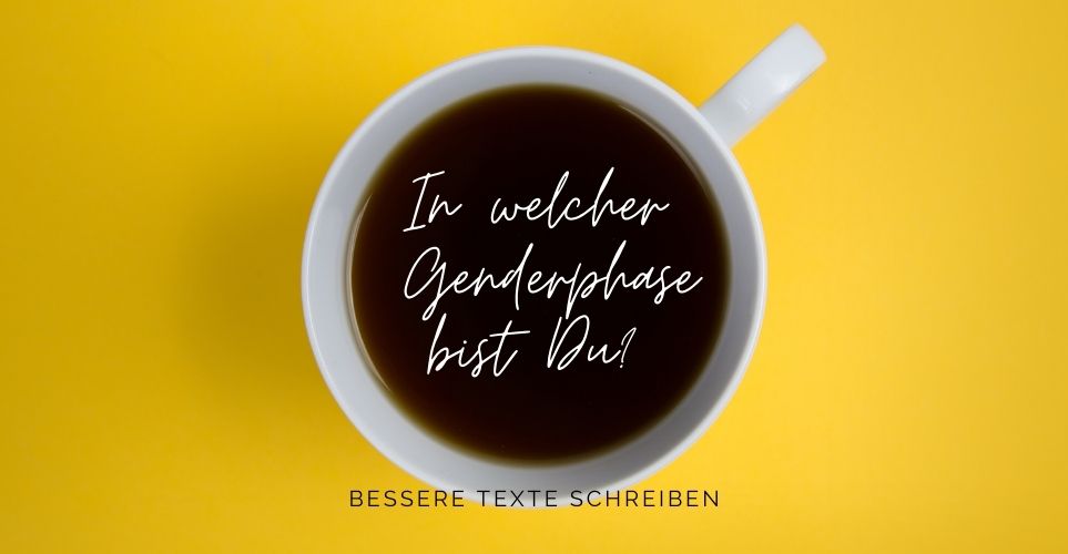 "In welcher Genderphase bist Du?" Veronika Fischer schlüsselt 8 Typen von Genderanwender:innen auf.