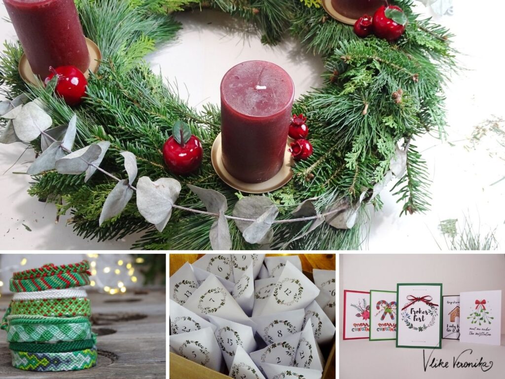 25+ kreative DIY-Projekte für die Vorweihnachtszeit findest Du am VlikeVeronika DIY-Blog aus Wien.