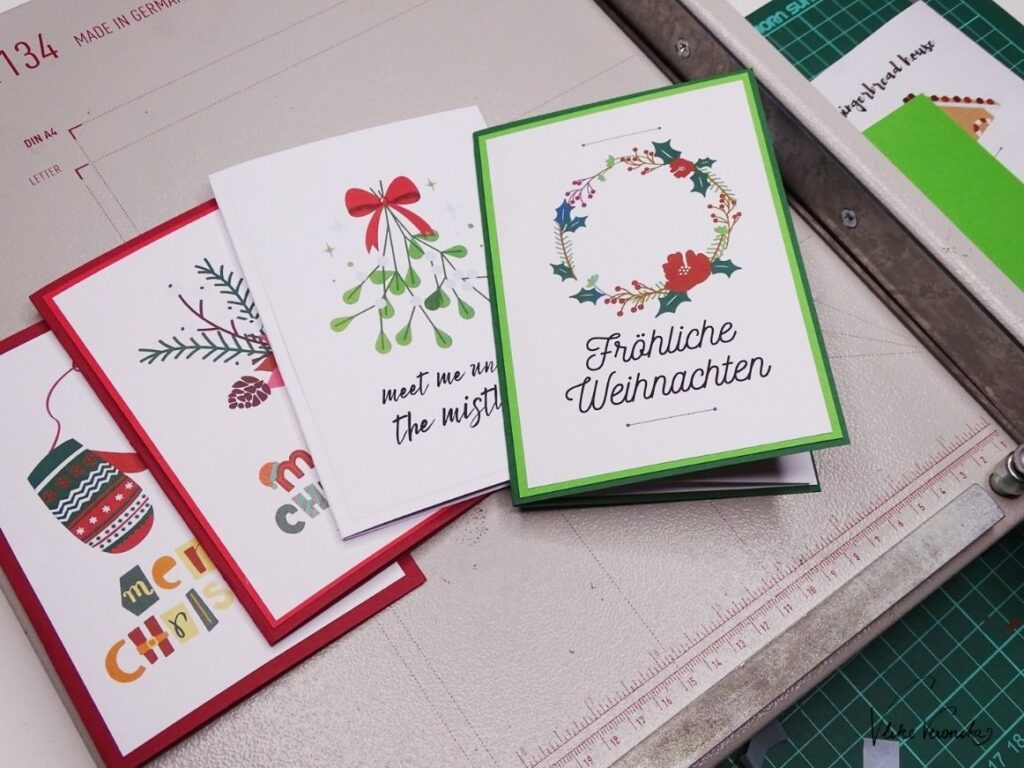 Weihnachtskarten zum Herunterladen und Ausdrucken findest Du kostenlos bei VlikeVeronika, Deinem DIY-Blog aus Österreich.