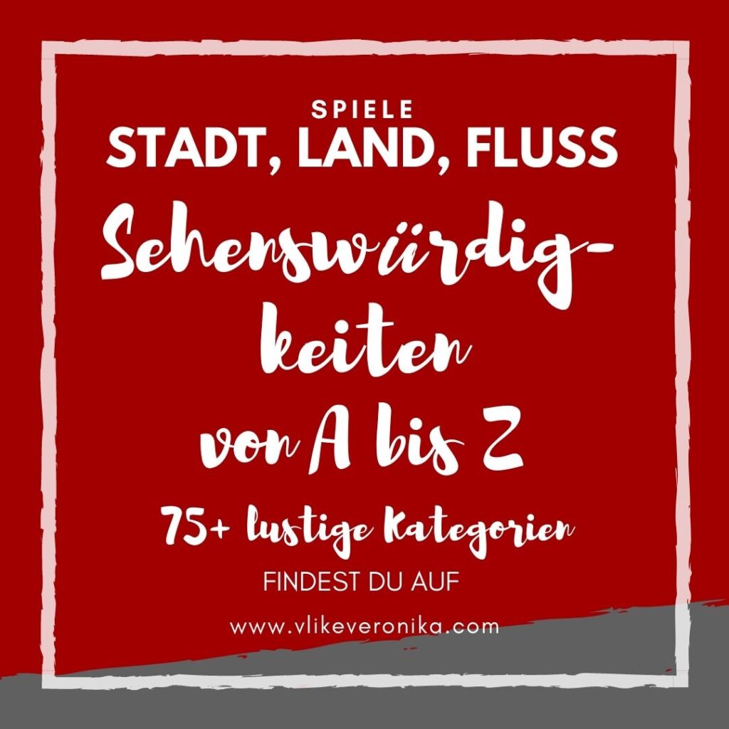 Entdecke eine alphabetische Liste mit Sehenswürdigkeiten und besonderen Bauwerken von A bis Z für Stadt, Land, Fluss