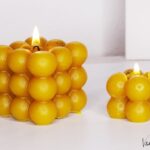 Schritt für Schritt zur selbst gemachten Bubble Candle mit der DIY-Anleitung von Kreativbloggerin Veronika Fischer aus Wien, Österreich.