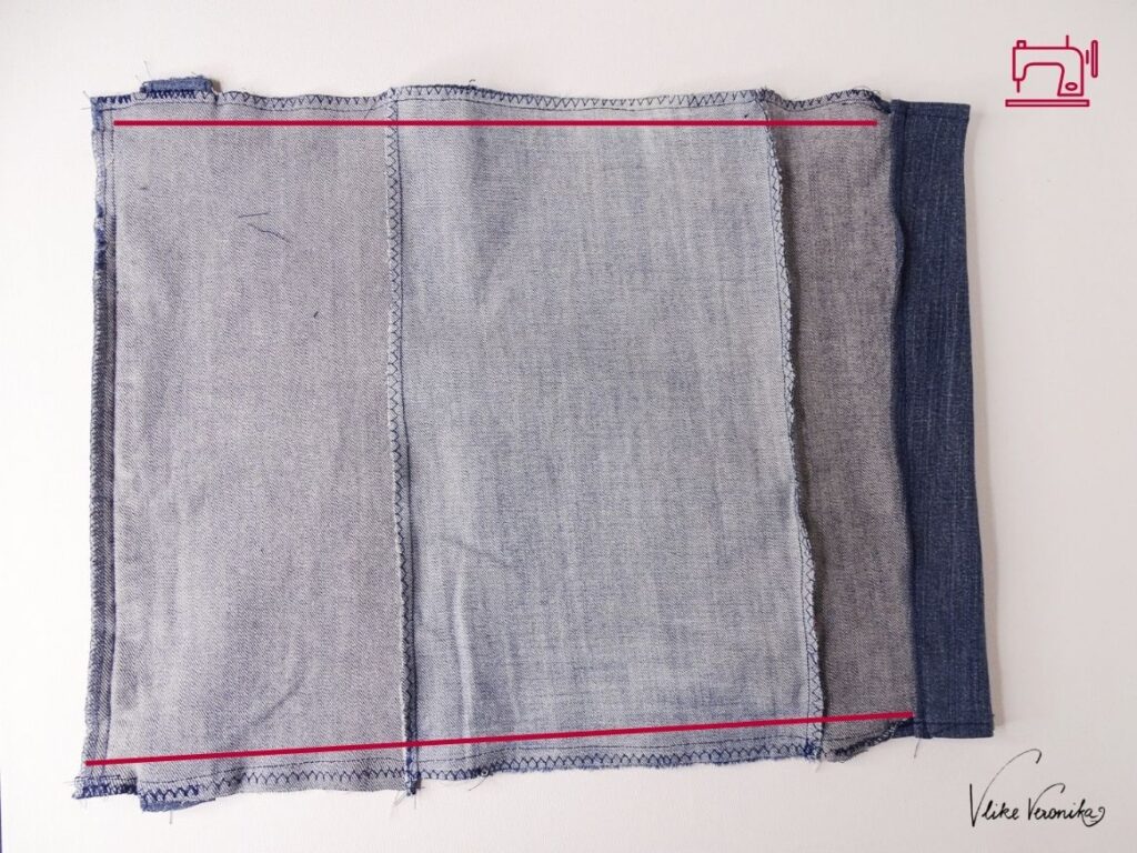 Die Nähanleitung für den upcycelten Turnbeutel aus alten Jeans hilft dir, zum gewünschten DIY-Projekt.