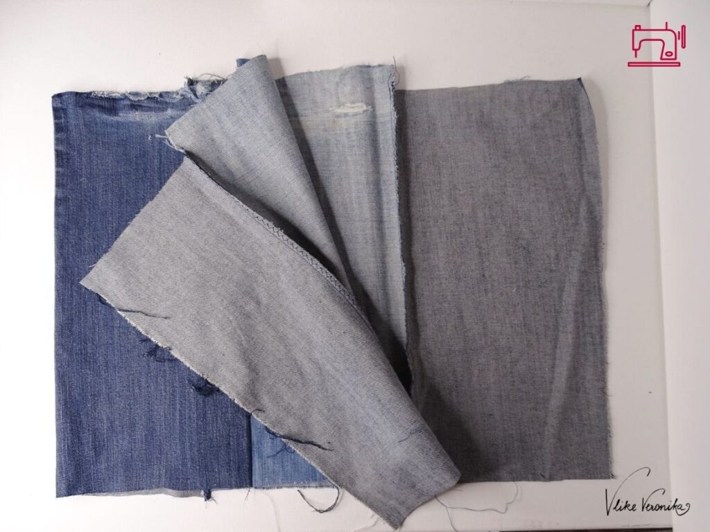 Für einen Turnbeutel brauchst du ein 100 x 38 cm langes Stück Stoff.