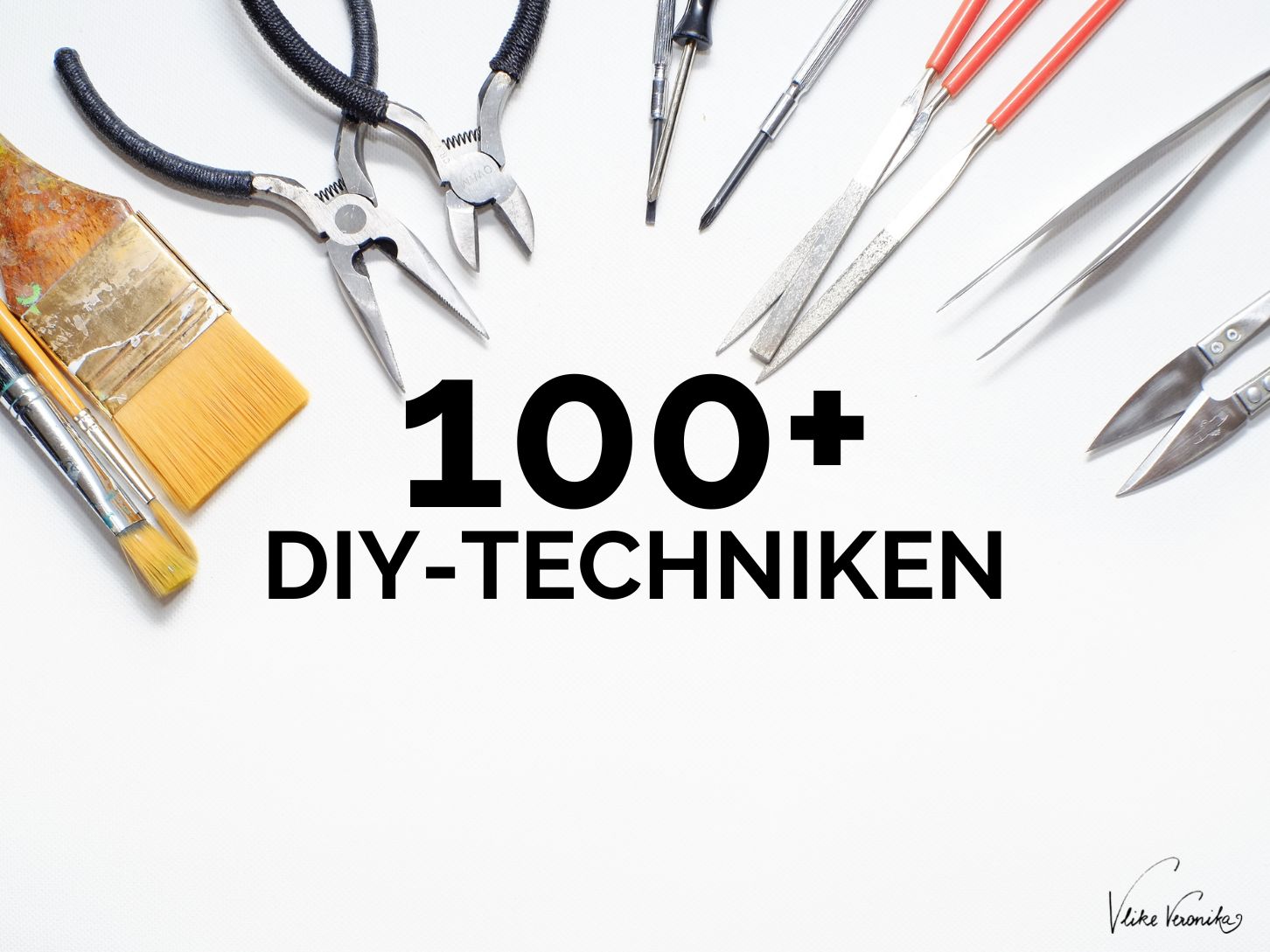 Welche DIY-Techniken gibt es? Auf dem DIY-Blog VlikeVeronika zeige ich Dir über 100 Basteltechniken.