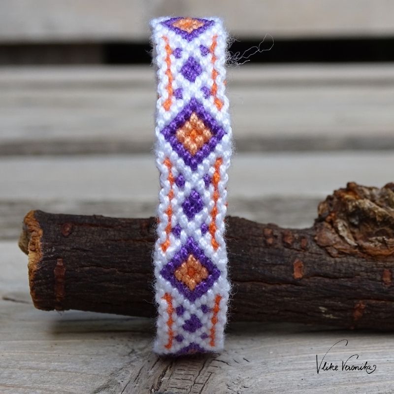 Wir sind keine Freunde geworden. Pattern #76539 auf friendship-bracelets.net