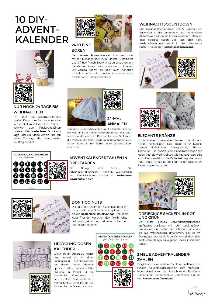 Entdecke 10 Do-It-Yourself-Ideen für selbstgebastelte Adventkalender.