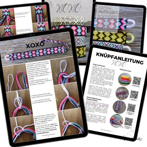 Knüpfanleitung: XOXO – Bild 2