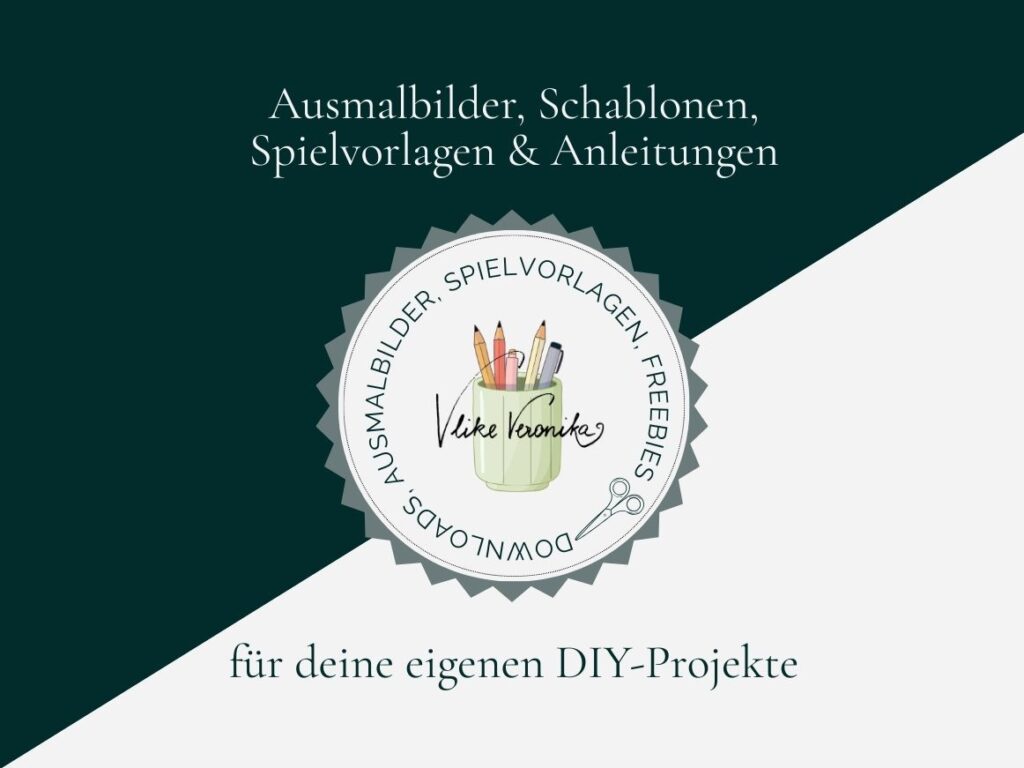 Downloadbereich mit Druckvorlagen, Schablonen und Ausmalbildern zum Basteln und Selbermachen.