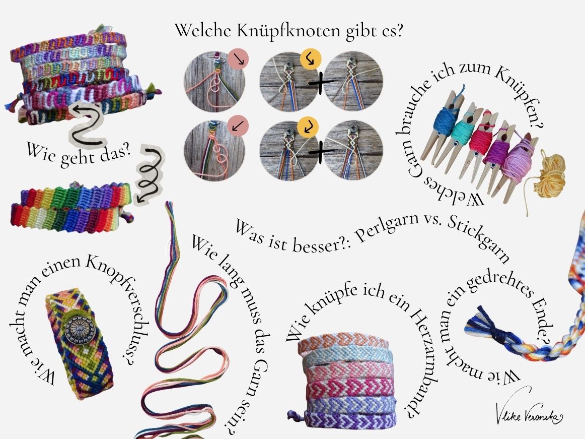 Antworten vom Profi auf häufig gestellte Fragen zum Knüpfen von Freundschaftsbändern.