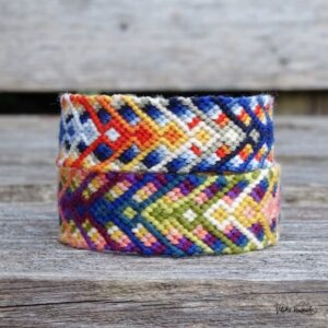 PDF-Anleitung für das Freundschaftsbandmuster Tango mit 20 Fäden