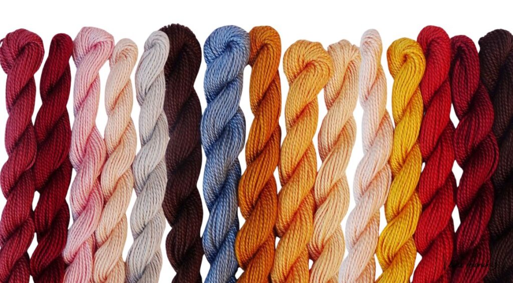 Mit Perlgarn von DMC oder Anchor kannst du gut Freundschaftsbänder knüpfen.