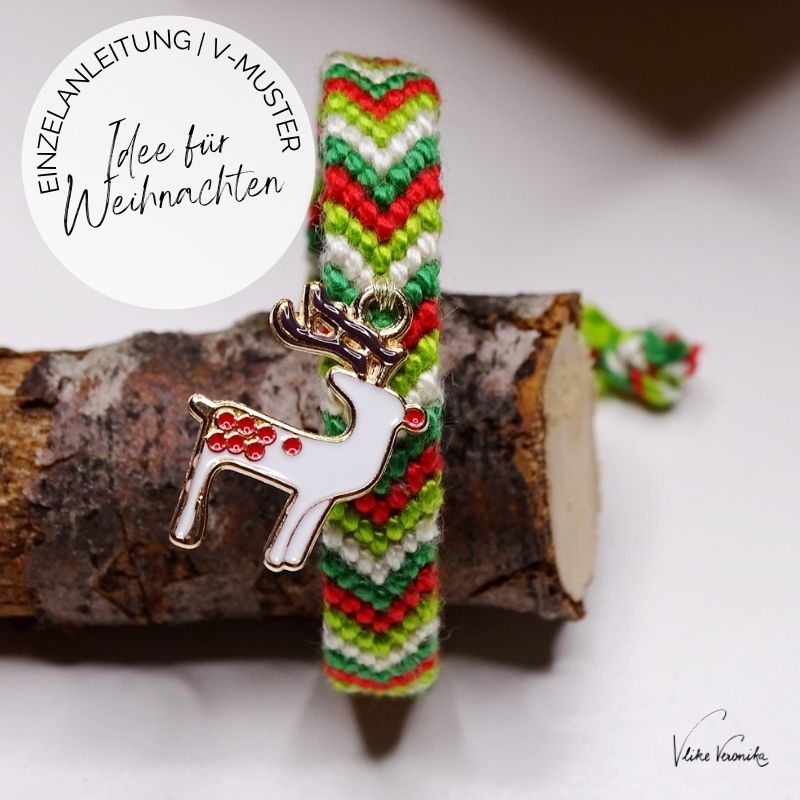 geknüpfte Armbänder lassen sich mit Charms verzieren.